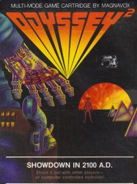 Showdown in 2100 A.D. Magnavox Odyssey 2  box art